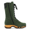 [Forest] Ramona Clog Stiefel von woody Schuhe. Damen Stiefel mit hohem Schaft bestellen. Holzclog Stiefel. Holzstiefel. Stiefel für Damen handgemacht. Handgemachte Stiefel kaufen., farbe: forest