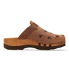 [Tabacco] Roderich Herren Clog mit Stick hirsche streumuster für herren, biegsame nachhaltige holzsohle, farbe: olivia, holzclogs woody, woody schuhe, woody shoes, handgemachte holzschuhe aus österreich, kärnten