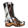 [Fell Natur] Ramona Fell Damen Clog Stiefel, farbe: Naturfell. stiefel, winterclog, winterclogs. damenstiefel clogs. damen fellschuhe bestellen, fellclogs, weisse fellstiefel mit holzschuhe, holzclogs fell kaufen.