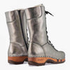 [Titan] Rosanna Damen Clog Stiefel. winter stiefel, winterclogs, winterclog. damenstiefel clogs leder. damen stiefel leder gefüttert bestellen, winterclogs, stiefel mit holzschuhe, holzclogs stiefeln kaufen. farbe: titan