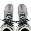 [Titan] Rosanna Damen Clog Stiefel. winter stiefel, winterclogs, winterclog. damenstiefel clogs leder. damen stiefel leder gefüttert bestellen, winterclogs, stiefel mit holzschuhe, holzclogs stiefeln kaufen. farbe: titan