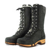 [Nero] Rosanna Damen Clog Stiefel, winter stiefel, winterclogs, winterclog. damenstiefel clogs leder. damen stiefel leder gefüttert bestellen, winterclogs, stiefel mit holzschuhe, holzclogs stiefeln kaufen. farbe: nero (schwarz)