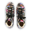 [Sex & Rock'n'Roll] Roxy Damen Clog Sneaker Argentino von woody Schuhe. Clogs Damen roxy, clog sneakers für damen mit hohem schaft und biegsamer nachhaltiger holzsohle, farbe: sex & rock'n'roll (multicolor-print), holzclogs woody, woody schuhe, woody shoes, handgemachte holzschuhe aus österreich, kärnten