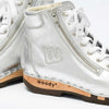 [Silber] Roxy Damen Clog Sneaker Silber von woody Schuhe. Clogs Damen, Damen Sneakers. roxy, clog sneakers für damen mit hohem schaft und biegsamer nachhaltiger holzsohle, farbe: silber (glattleder), holzclogs woody, woody schuhe, woody shoes, handgemachte holzschuhe aus österreich, kärnten