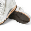 [Silber] Roxy Damen Clog Sneaker Silber von woody Schuhe. Clogs Damen, Damen Sneakers. roxy, clog sneakers für damen mit hohem schaft und biegsamer nachhaltiger holzsohle, farbe: silber (glattleder), holzclogs woody, woody schuhe, woody shoes, handgemachte holzschuhe aus österreich, kärnten