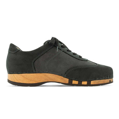 [Nero-Grigio] Sam Herren Clog Sneaker woody holzschuhe. herren clogs, flexible, biegsame holzsohle. holzclogs, sam sneaker clogs herren, männer clogs mit fussbett. woody leder clogs herren. holzclogs, echt leder holzschuhe bestellen.