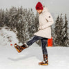 [Natur Fell] Sandro Fell Herren Fellstiefel mit biegsamer nachhaltiger holzsohle, farbe: fell natur, holzclogs woody, woody schuhe, woody shoes, handgemachte holzschuhe aus österreich, kärnten