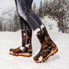 [Natur Fell] Sandro Fell Herren Fellstiefel mit biegsamer nachhaltiger holzsohle, farbe: fell natur, holzclogs woody, woody schuhe, woody shoes, handgemachte holzschuhe aus österreich, kärnten