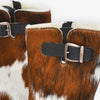 [Natur Fell] Sandro Fell Herren Fellstiefel mit biegsamer nachhaltiger holzsohle, farbe: fell natur, holzclogs woody, woody schuhe, woody shoes, handgemachte holzschuhe aus österreich, kärnten