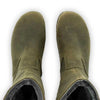[Olivia] Sandro Herren Clog Stiefel von woody Schuhe. Herrenclogs mit biegsamer Holzsohle von woody Schuhe, Herrenclog von woody Schuhe. Clogs mit biegsamer Holzsohle und holzfußbett. Herrenclogs, Holzclogs kaufen. Clogs online bestellen. Handgemachte Herrenstiefel, farbe: olivia (olivgruen)