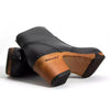 [Nero Glattleder] Tanja Damen Clog Stiefelette. woody holzschuhe. tanya ankle boots gefüttert, damenstiefel, stiefel, damenclogs mit flexibler, biegsamer holzsohle. holzclogs, clogs damen knöchel stiefel, damen clogs mit fussbett. ankleboots holz schuhe, holzclog, holzschuhe kaufen, Farbe: nero glattleder (schwarz) 