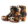 [Fell Kombi] Tanja Damen Clog Stiefelette, woody holzschuhe. tanya ankle boots gefüttert, damenstiefel, stiefel, damenclogs mit flexibler, biegsamer holzsohle. holzclogs, clogs damen knöchel stiefel, damen clogs mit fussbett. ankleboots holz schuhe, holzclog, holzschuhe kaufen, farbe: creme