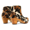 [Fell Kombi] Tanja Damen Clog Stiefelette, woody holzschuhe. tanya ankle boots gefüttert, damenstiefel, stiefel, damenclogs mit flexibler, biegsamer holzsohle. holzclogs, clogs damen knöchel stiefel, damen clogs mit fussbett. ankleboots holz schuhe, holzclog, holzschuhe kaufen, farbe: creme