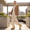 [Gold] Tanja Damen Clog Stiefelette, woody holzschuhe. tanja ankle boots gefüttert, damenstiefel, stiefel, damenclogs mit flexibler, biegsamer holzsohle. holzclogs, clogs damen knöchel stiefel, damen clogs mit fussbett. ankleboots holz schuhe, holzclog, holzschuhe kaufen, Farbe: gold