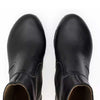 [Nero Glattleder] Tanja Damen Clog Stiefelette. woody holzschuhe. tanya ankle boots gefüttert, damenstiefel, stiefel, damenclogs mit flexibler, biegsamer holzsohle. holzclogs, clogs damen knöchel stiefel, damen clogs mit fussbett. ankleboots holz schuhe, holzclog, holzschuhe kaufen, Farbe: nero glattleder (schwarz) 
