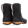 [Nero] Ulli Damen Clog Schlupfstiefel mit biegsamer nachhaltiger holzsohle, farbe: nero (schwarz), holzclogs woody schuhe, woody shoes, handgemachte holzschuhe aus österreich kärnten
