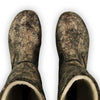 [Noirgold] Ulli Damen Clog Schlupfstiefel mit biegsamer nachhaltiger holzsohle, holzclogs woody schuhe, woody shoes, handgemachte holzschuhe aus österreich kärnten, farbe: Noirgold (gold mit schwarzen cracks)