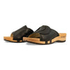 [Schwarz] Vanessa Damen Pantolette mit biegsamer nachhaltiger holzsohle, der bestseller, farbe: schwarz, holzclogs woody, woody schuhe, woody shoes, handgemachte holzschuhe aus österreich, kärnten