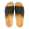 [Schwarz] Vanessa Damen Pantolette mit biegsamer nachhaltiger holzsohle, der bestseller, farbe: schwarz, holzclogs woody, woody schuhe, woody shoes, handgemachte holzschuhe aus österreich, kärnten