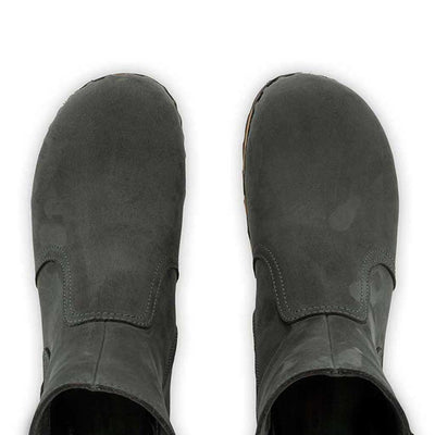 [Grigio] Veronika Damen Clog Stiefelette woody, farbe: grigio (dunkelgrau), ganzjahres, kalbslederfutter