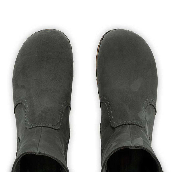 [Grigio] Veronika Damen Clog Stiefelette woody, farbe: grigio (dunkelgrau), ganzjahres, kalbslederfutter