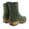 [Forest] Veronika Damen Clog Stiefelette woody, farbe: forest (waldgruen), ganzjahres, kalbslederfutter