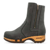 [Grigio] Veronika Damen Clog Stiefelette woody, farbe: grigio (dunkelgrau), ganzjahres, kalbslederfutter