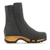 [Grigio] Veronika Damen Clog Stiefelette woody, farbe: grigio (dunkelgrau), ganzjahres, kalbslederfutter