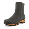 [Grigio] Veronika Damen Clog Stiefelette woody, farbe: grigio (dunkelgrau), ganzjahres, kalbslederfutter