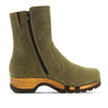 [Olivia] Veronika Damen Clog Stiefelette woody, farbe: olivia (olivgruen), ganzjahres, kalbslederfutter