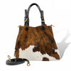 woody Victoria - schicke große Handtasche in Fell Natur-Schwarz, Ansicht 4, handgemacht in Österreich