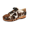 [Fell Natur] Wayne Fell Herren Clog Sneaker, Herrenclog Sneaker, sneakers clogs herren mit biegsamer nachhaltiger holzsohle, der bestseller, holzclogs woody, woody schuhe, woody shoes, handgemachte holzschuhe aus österreich, kärnten, farbe: tricolore rinder naturfell
