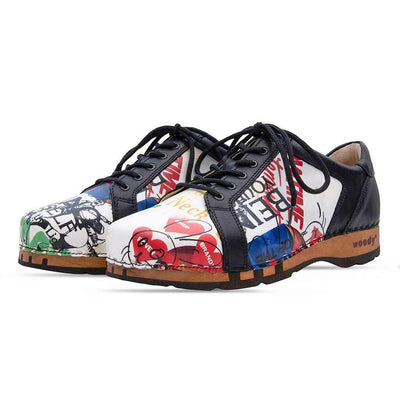 [Showtime] Wayne Herren Clog Sneaker mit biegsamer nachhaltiger holzsohle, der bestseller, farbe: showtime (multicolor-westwood), holzclogs woody, woody schuhe, woody shoes, handgemachte holzschuhe aus österreich, kärnten