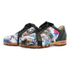[Sex & Rock'n'Roll] Wayne Herren Clog Sneaker mit biegsamer nachhaltiger holzsohle, der bestseller, farbe: sex & rock'n'roll (multicolor), holzclogs woody, woody schuhe, woody shoes, handgemachte holzschuhe aus österreich, kärnten