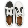 [Shadow] Wayne Herren Clog Sneaker mit biegsamer nachhaltiger holzsohle, der bestseller, farbe: shadow (asymetrisch weiss und schwarz), holzclogs woody, woody schuhe, woody shoes, handgemachte holzschuhe aus österreich, kärnten
