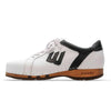 [Weiss-Schwarz] Wayne Herren Clog Sneaker mit biegsamer nachhaltiger holzsohle, der bestseller, farbe: weiss-schwarz, holzclogs woody, woody schuhe, woody shoes, handgemachte holzschuhe aus österreich, kärnten