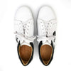 [Weiss-Schwarz] Wayne Herren Clog Sneaker mit biegsamer nachhaltiger holzsohle, der bestseller, farbe: weiss-schwarz, holzclogs woody, woody schuhe, woody shoes, handgemachte holzschuhe aus österreich, kärnten
