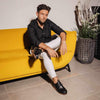 [Schwarz] Jan Herren Clog Halbschuh, leder gefüttert, winter, sommer oder ganzjahres, herren clogs, holzclogs. woody holzschuhe, farbe: schwarz