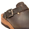 [Caffe] Leon Herren Clog mit biegsamer nachhaltiger holzsohle, farbe: caffe-braun, holzclogs woody, woody schuhe, woody shoes, handgemachte holzschuhe aus österreich, kärnten
