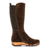 [Chocolate] ZOEY - Zoey Damen Clog Stiefel, woody Schuhe. Damen Stiefelette mit Absatz. Damenclogs, Damen Clogs - Clogs Damen. Holzschuhe für Damen, Holzclogs, Damen Pantoletten mit Holzsohle. Damen Stiefelette kaufen. Farbe: chocolate (braun)