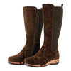 [Chocolate] ZOEY - Zoey Damen Clog Stiefel, woody Schuhe. Damen Stiefelette mit Absatz. Damenclogs, Damen Clogs - Clogs Damen. Holzschuhe für Damen, Holzclogs, Damen Pantoletten mit Holzsohle. Damen Stiefelette kaufen. Farbe: chocolate (braun)