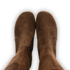 [Chocolate] ZOEY - Zoey Damen Clog Stiefel, woody Schuhe. Damen Stiefelette mit Absatz. Damenclogs, Damen Clogs - Clogs Damen. Holzschuhe für Damen, Holzclogs, Damen Pantoletten mit Holzsohle. Damen Stiefelette kaufen. Farbe: chocolate (braun)