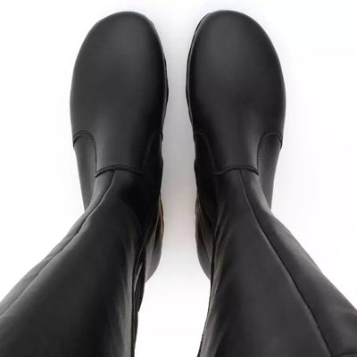 [Nero Glattleder] ZOEY - Zoey Damen Clog Stiefel woody. Damen Stiefelette mit Absatz. Damenclogs, Damen Clogs - Clogs Damen. Holzschuhe für Damen, Holzclogs, Damen Pantoletten mit Holzsohle. Damen Stiefelette kaufen. Farbe: nero (schwarz)