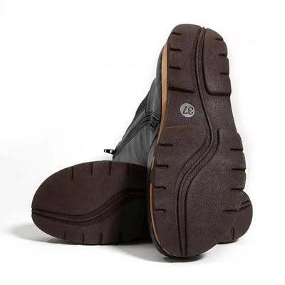 [Nero Glattleder] ZOEY - Zoey Damen Clog Stiefel woody. Damen Stiefelette mit Absatz. Damenclogs, Damen Clogs - Clogs Damen. Holzschuhe für Damen, Holzclogs, Damen Pantoletten mit Holzsohle. Damen Stiefelette kaufen. Farbe: nero (schwarz)