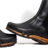 [Nero Glattleder] ZOEY - Zoey Damen Clog Stiefel woody. Damen Stiefelette mit Absatz. Damenclogs, Damen Clogs - Clogs Damen. Holzschuhe für Damen, Holzclogs, Damen Pantoletten mit Holzsohle. Damen Stiefelette kaufen. Farbe: nero (schwarz)