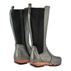 [Titan] ZOEY - Zoey Damen Clog Stiefel, woody Schuhe. Damen Stiefel mit Absatz. Damenclogs, Damen Clogs - Clogs Damen. Holzschuhe für Damen, Holzclogs, Damen Pantoletten mit Holzsohle. Damen Stiefelette kaufen. Farbe: titan (metallic-leder)