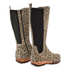 [Wildcat] ZOEY - Zoey Damen Clog Stiefel, woody Schuhe. Damen Stiefelette mit Absatz. Damenclogs, Damen Clogs - Clogs Damen. Holzschuhe für Damen, Holzclogs, Damen Pantoletten mit Holzsohle. Damen Stiefelette kaufen. Farbe: wildcat (animal-print)