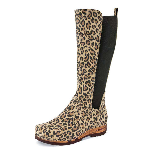 [Wildcat] ZOEY - Zoey Damen Clog Stiefel, woody Schuhe. Damen Stiefelette mit Absatz. Damenclogs, Damen Clogs - Clogs Damen. Holzschuhe für Damen, Holzclogs, Damen Pantoletten mit Holzsohle. Damen Stiefelette kaufen. Farbe: wildcat (animal-print)