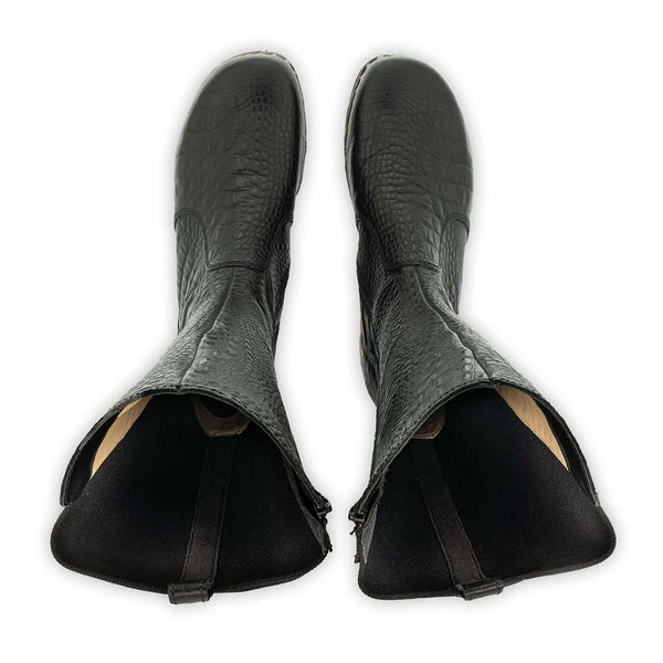 [Siyah Kroko] ZOEY - Zoey Damen Clog Stiefel, woody Schuhe. Damen Stiefelette mit Absatz. Damenclogs, Damen Clogs - Clogs Damen. Holzschuhe für Damen, Holzclogs, Damen Pantoletten mit Holzsohle. Damen Stiefelette kaufen. Farbe: siyah kroko (schwarz)