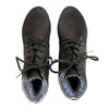 [Nero] Anne Clog Ankle Boots / stiefeletten, woody holzschuhe. ankle boots gefüttert, damenstiefel, stiefel, damenclogs mit flexibler, biegsamer holzsohle. holzclogs, clogs damen knöchel stiefel, damen clogs mit fussbett. ankleboots holz schuhe, holzclog, holzschuhe kaufen, farbe: nero